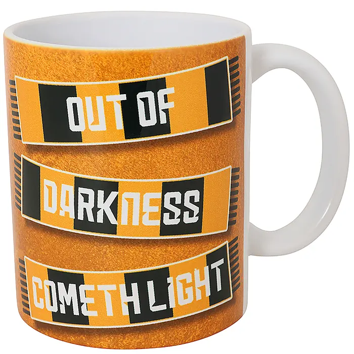 Wolverhampton Wanderers Store | Shop Official Out of Darkness Cometh Light Mug Wolves Gear